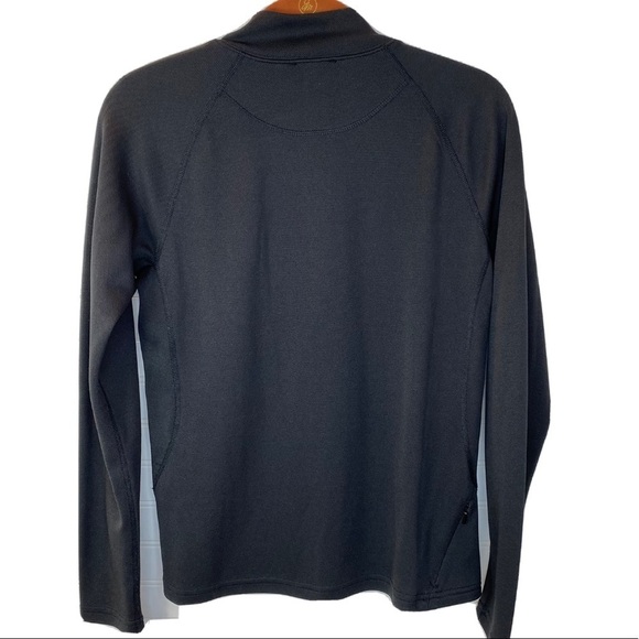 The North Face 1/4 Zip Women’s Pullover Sz M Black Top Long Sleeve Outdoor Tee - Picture 10 of 10